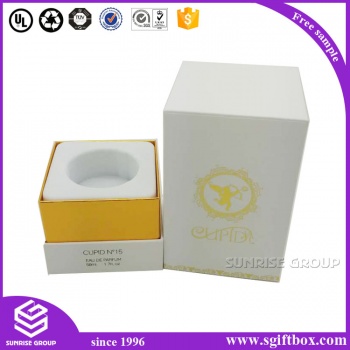 High Quality Gold Foil Custom Design Rigid Paper Packaging Perfume Box