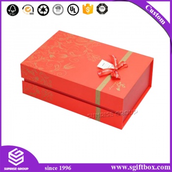 High Quality Magnetic Carton Gift Suitcase Packaging Gift Box