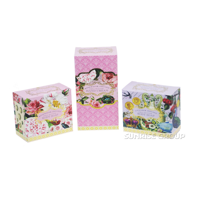 Custom Design Soft Paper Packaging Cosmetic Gift Box 