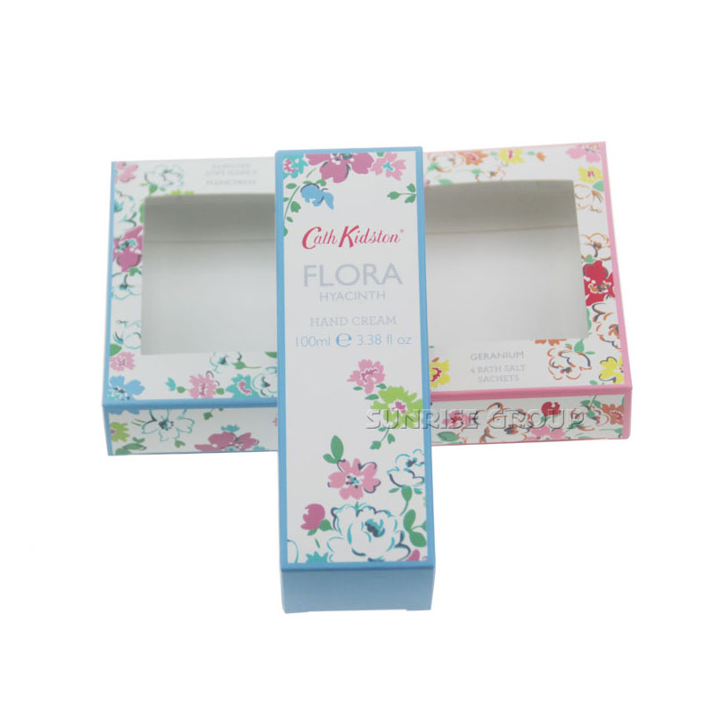 Simple Design Paper Printing Cosmetic Display Box 