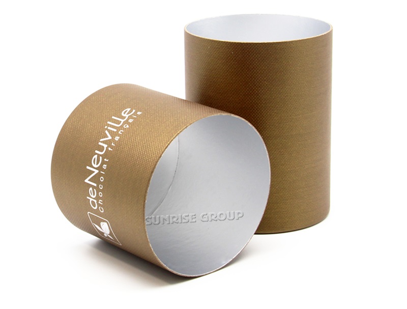 Fancy Printed Luxury Paper Round Gift Chocolate Packaging Box