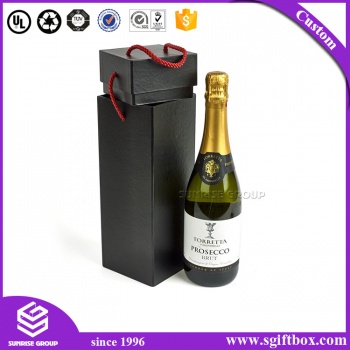 Wine Glass Wine Bottle Gift Packaging Custom Foil Box