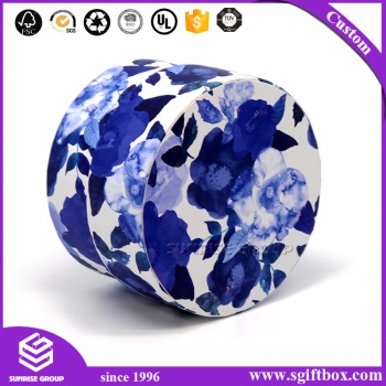Customized Logo Handmade Luxury Round Candle Gift Packaging Box