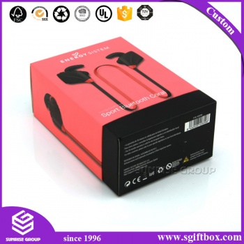 Superb Special High-end Packaging Earphone Microphone Luxury Drawer Box