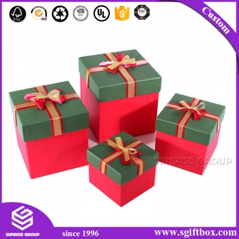 Elegant Paper Packaging Gift Box for Christmas 
