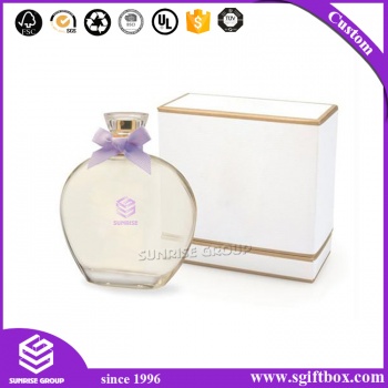 High-end Gold Foil Printing Special Design Cosmetic Perfume Paper Box 