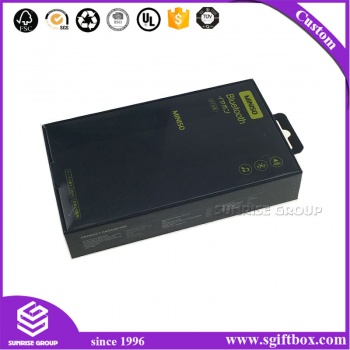 Elegant Earphone Microphone Printing Custom Packaging Box