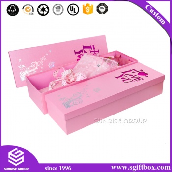 Custom Logo Printing Rectangle Wedding Packaging Flower Box