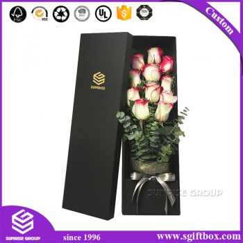 High-end Paper Rectangle Gift Flower Box