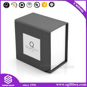 Sunrise Grey Color 1000g Grey Board Small Jewelry Packaging Box with Logo