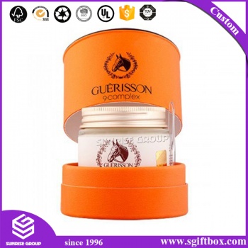 Round Special Paper Cardboard Handmade Cosmetic Cream Box