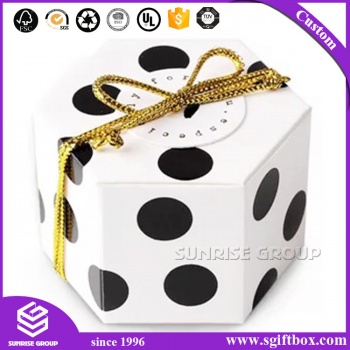 Hot Selling Blister Insert Hexagon Die Cut Paper Gift Packaging Box