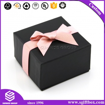 Sunrise Jewelry Gift Ring Necklace Packaging Box with Ribbon