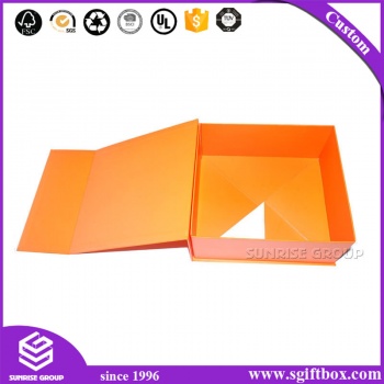 Custom Cardboard Packaging Magnetic Closure Foldable Box