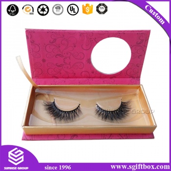Custom Cardboard Packaging Eyelash Gift Paper Printing Cosmetic Magnetic Closure Box