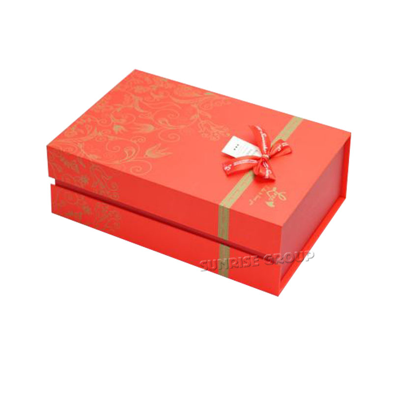 High Quality Magnetic Carton Gift Suitcase Packaging Gift Box