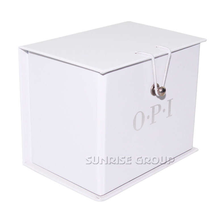 High-end Pure White Silver Foil Custom Printing Special Packaging Paper Foldable Box