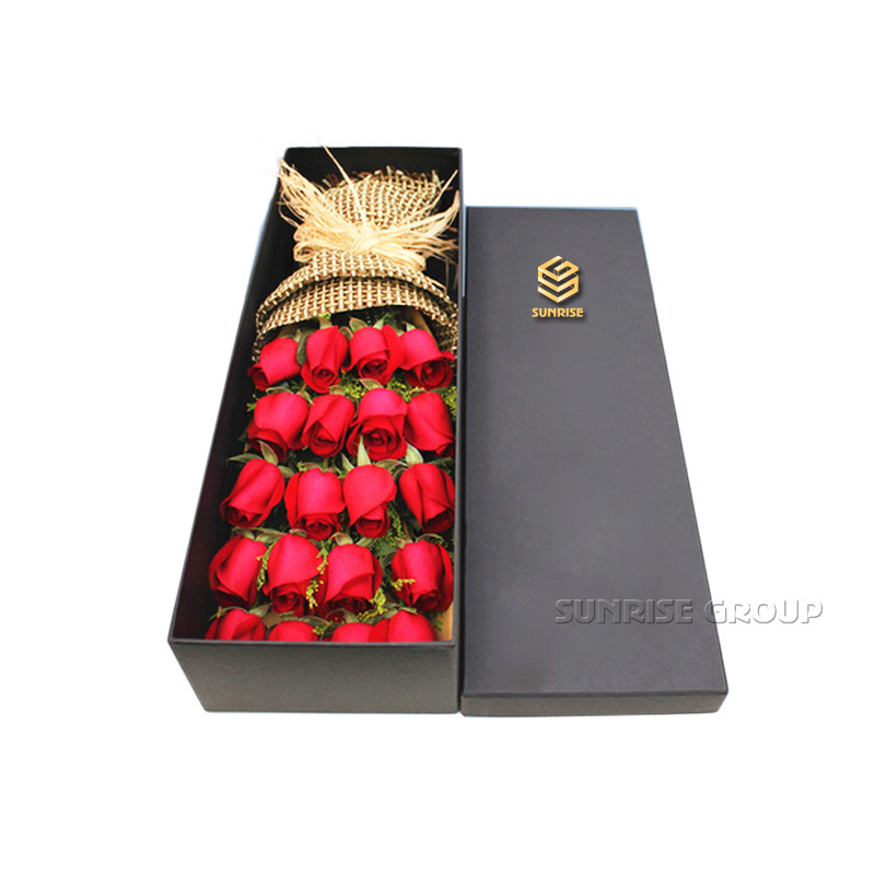 Rectangle Paper Handmade Wedding Flower Packaging Box