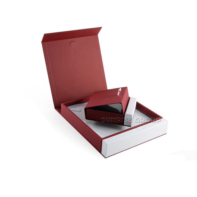 Luxury Fancy Paper Cube Case Collection Jewelry Box