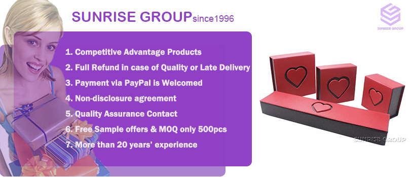 Magnetic Closure Jewelry Ring Necklace Gift Paper Box