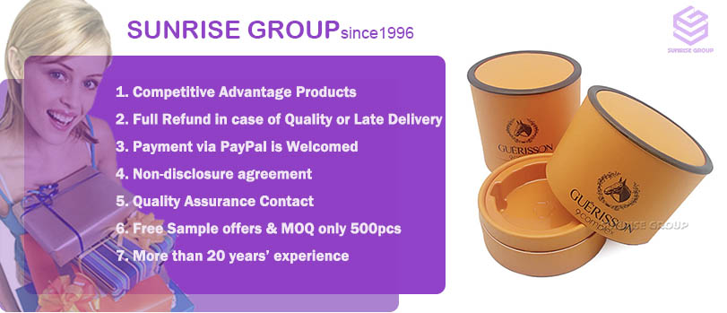 Round Special Paper Cardboard Handmade Cosmetic Cream Box
