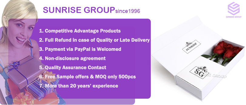 Luxury Custom Magnetic Foldable Wedding Flower Packaging Box