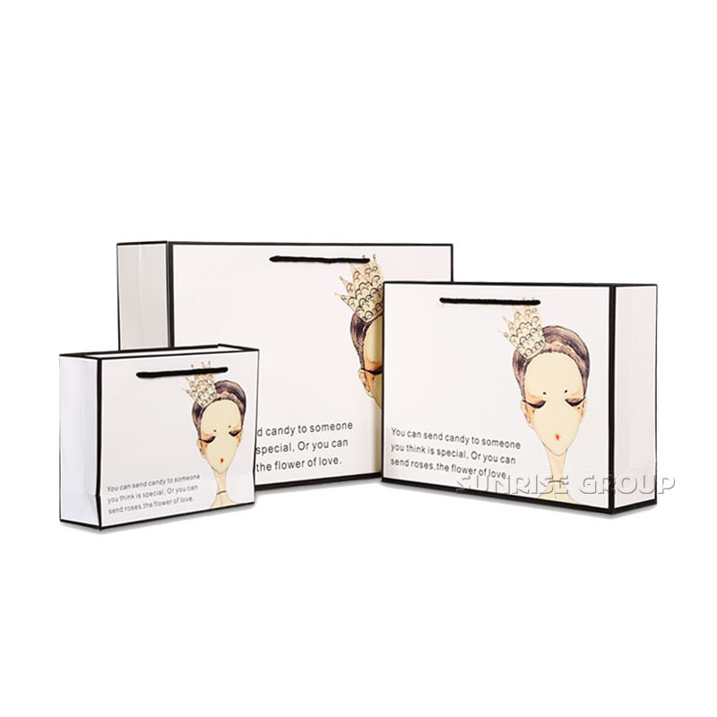 Custom Elegant Paper Bag for Packaging Gift Paper Bag