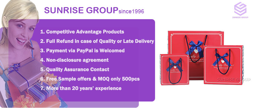 Logo Print with Handles Wholesale Paper Bag