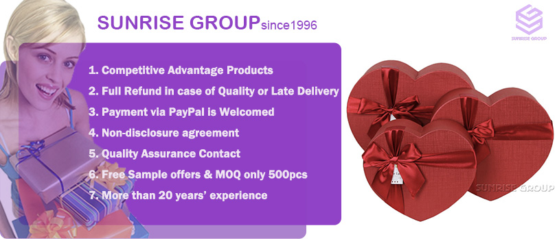 New Design Custom Heart Shape Gift Box for Packaging