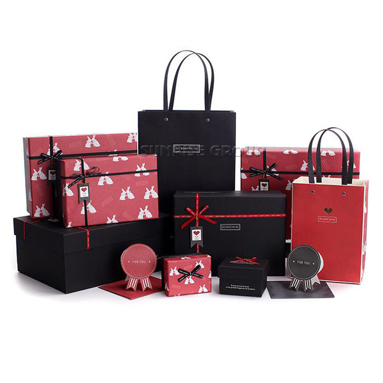 Cute Square Packaging Gift Baby Love Paper Packaging Box
