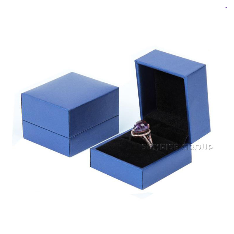 Elegant Custom Priting Paper Jewelry Single Ring Packaging Box