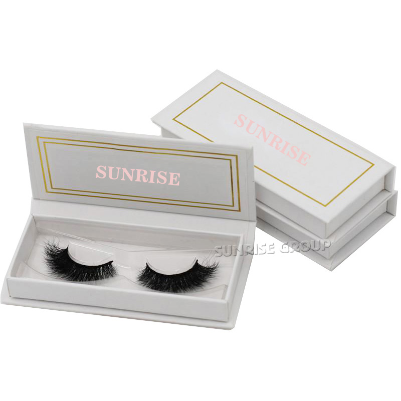 Custom Cardboard Book Shaped Gift Packaging Eyelash Display Box