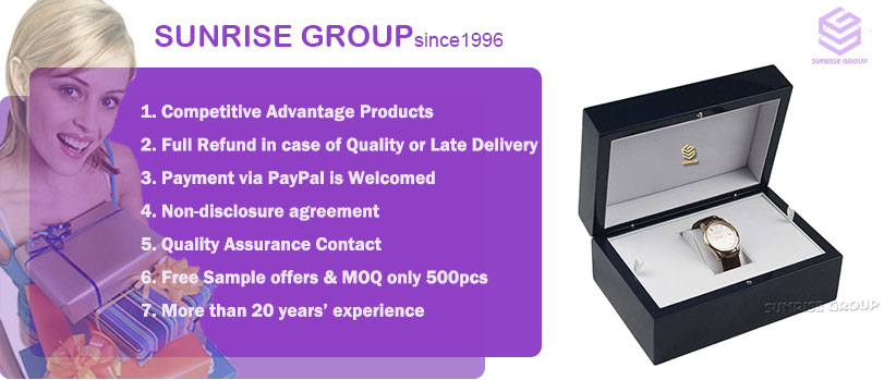 High-end Custom Two Watch Packaging Display Watch Box